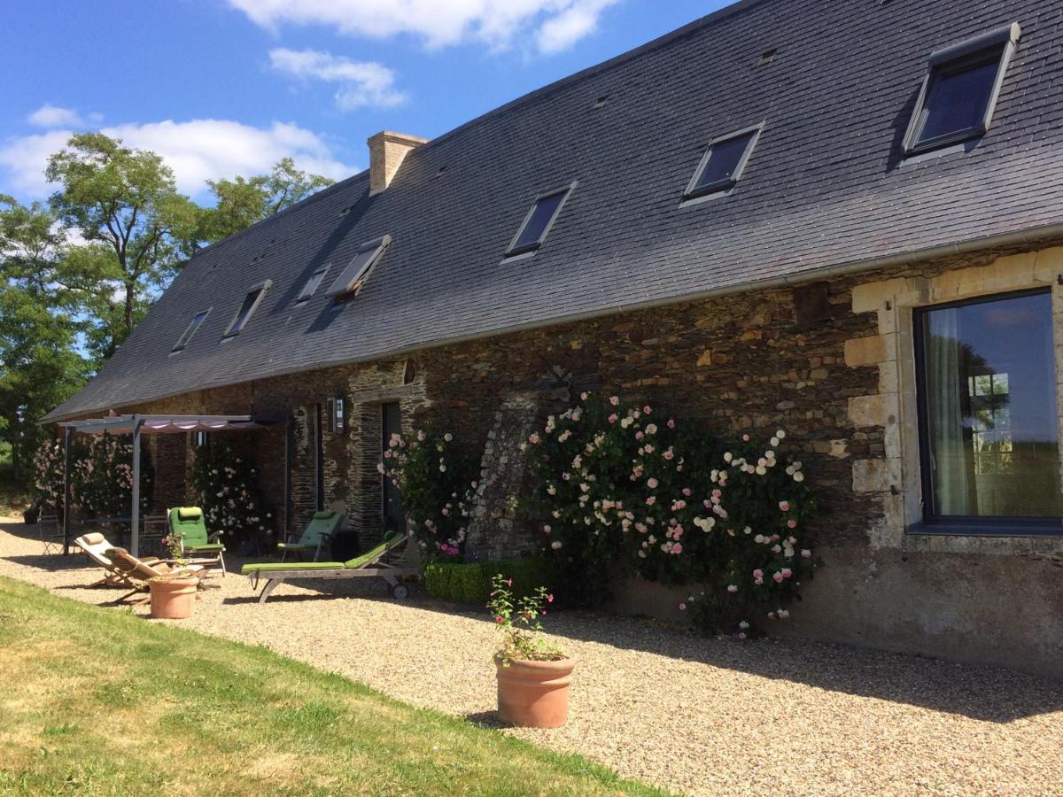La Mouliniere, Jolie Longere Du Xviie Bed & Breakfast La Jaille-Yvon Dış mekan fotoğraf